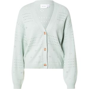 Vila - Ril - Cardigan - Zwart - V-hals - Lange Mouwen - Knoopsluiting