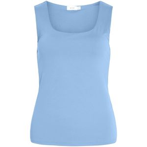 Vikenza U-Neck S/L Tank Top - Noos, Blissful Blue, M