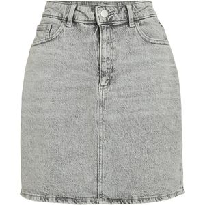 Vila - Kaja Jaf - Spijkerrok - Blauw - 79% Katoen, 20% Gerecycled Katoen