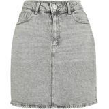 Vila - Kaja Jaf - Spijkerrok - Blauw - 79% Katoen, 20% Gerecycled Katoen