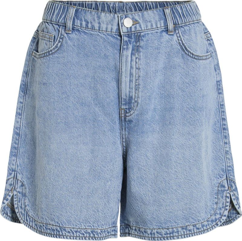 Stretchbroeken - Effen - Denim - Light Washed - High Waist