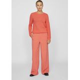 Vila - Varone - Hoge Taille Broek - Wijde Pijpen - Gerecycled Polyester