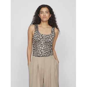 Vila - Mouwloze Top - Caramel Café - 90% Gerecycled Polyester