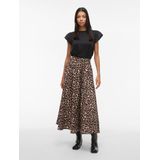 Vila - Katoenen Rok - Beige - Met Zakken