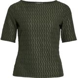 VILA - VIROMILA - Blousetop - Multicolor - Polyester Katoen Elastaan