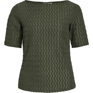 VILA - VIROMILA - Blousetop - Multicolor - Polyester Katoen Elastaan