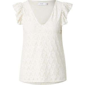 VILA - VIAmalina - Blouseshirt - Sand - Gerecycled Materiaal - V-hals