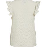 VILA - VIAmalina - Blouseshirt - Sand - Gerecycled Materiaal - V-hals