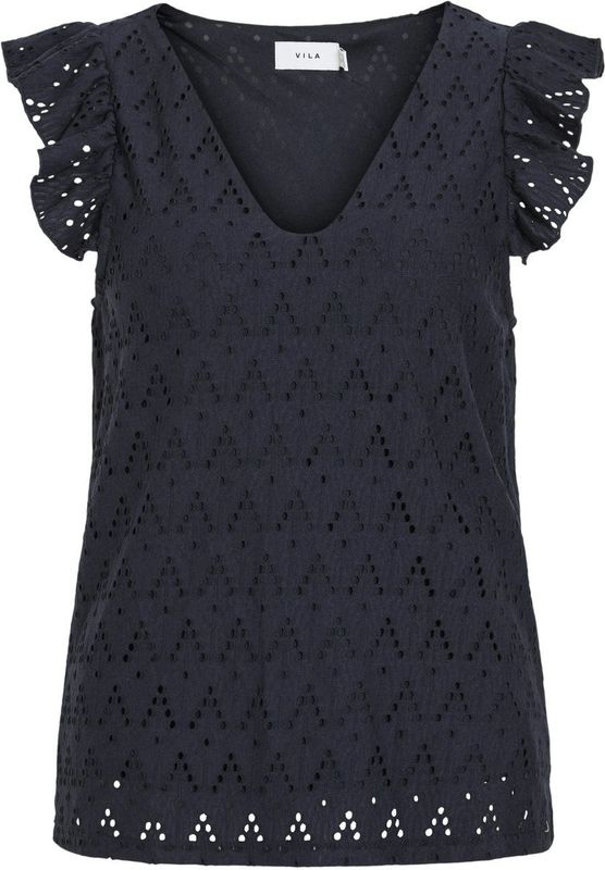 Shirt - VIAmalina - Blouseshirt - Effen - Gerecycled Materiaal