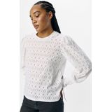 Object - Laila - Blouse - Met Lange Mouwen - Regular Fit - Ronde Hals