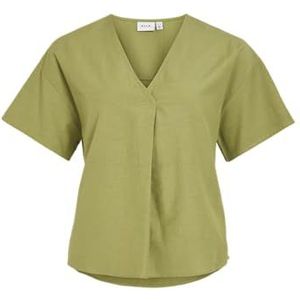 Viprisilla V-hals S/S Top/1, sage, 42