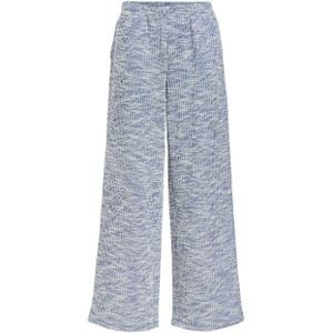 OBJECT - OBJKARA - Broek - Blauw - Wide Leg - Regular Waist - Met Glitter