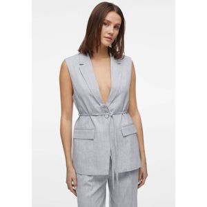 VILA gilet grijs melange
