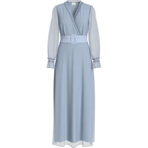 VILA Avondjurk 'VIEMMA'  lichtblauw