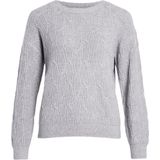 Vila - Lassia - Gebreide Trui - O-hals - Lange Mouwen - Normale Pasvorm