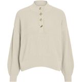 Biologisch Katoen - Gebreide Trui - Ronde Hals - Lange Mouwen - Zwart