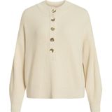 Biologisch Katoen - Gebreide Trui - Ronde Hals - Lange Mouwen - Zwart