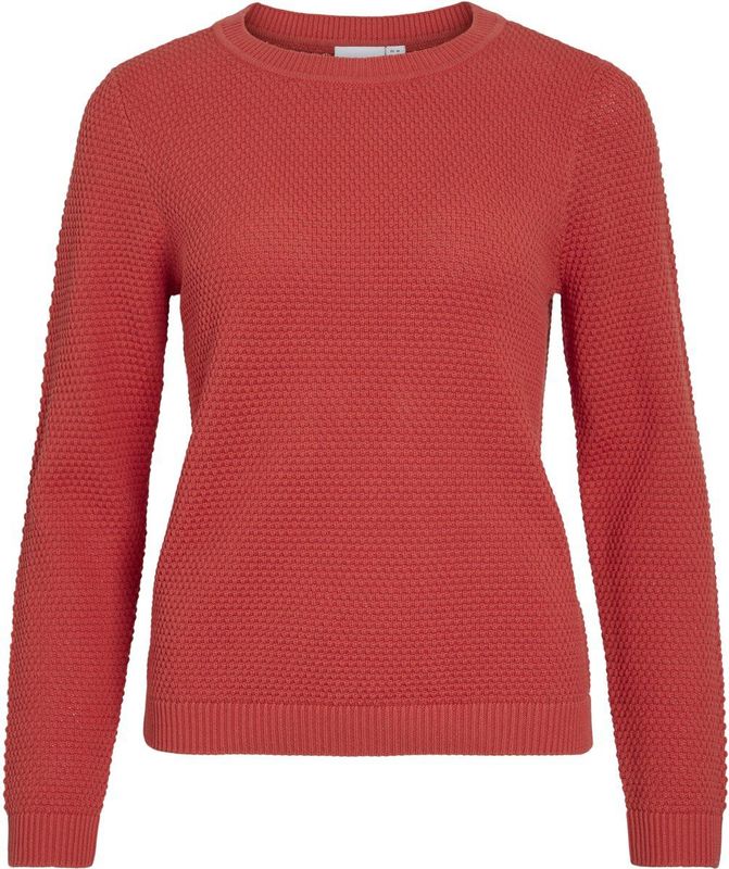 Gebreide Trui - Effen - Knitwear - Lange Mouw - Normale Pasvorm