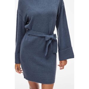 VILA - VIROLFIE - Jurk - Gebreid - Grijsblauw
