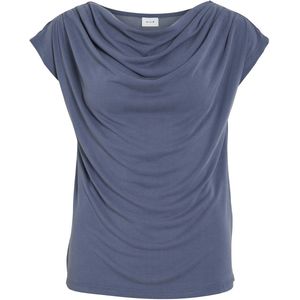 Vila - Vimodala Waterfall - T-shirt - Vintage Indigo - Dames