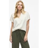 Vila Blouse Vienna - Cloud Dancer - 100% Gerecycled Polyester