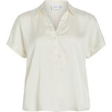 Vila Blouse Vienna - Cloud Dancer - 100% Gerecycled Polyester