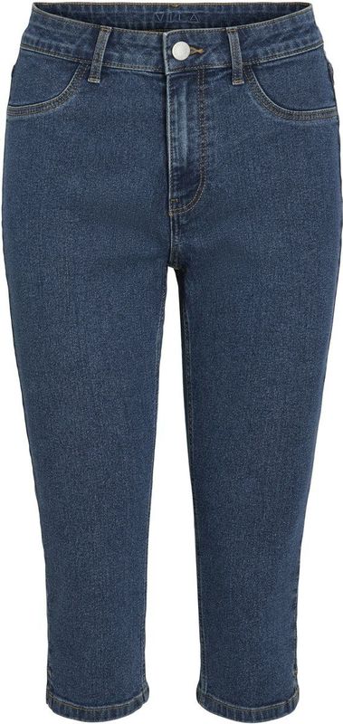 VILA - VIJeggy - Jeggings - Blauw Denim - Slimfit - Mid Waist