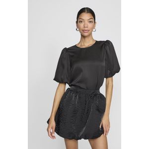 Vila - Ellette - Blouse - Korte Mouwen - Regular Fit - 100% Gerecycled Polyester