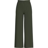 VILA - VITAHLIA - Damesbroek - Donkergroen - Regular Fit - Hoge Taille