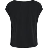 Vila - T-shirt - Zwart - 70% Modal 30% Polyester