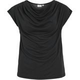 Vila - T-shirt - Zwart - 70% Modal 30% Polyester