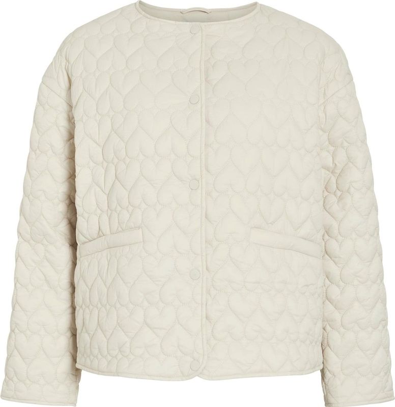 Vila - VISILLA L/S QUILTED JACKET - Gewatteerde Jas - Birch