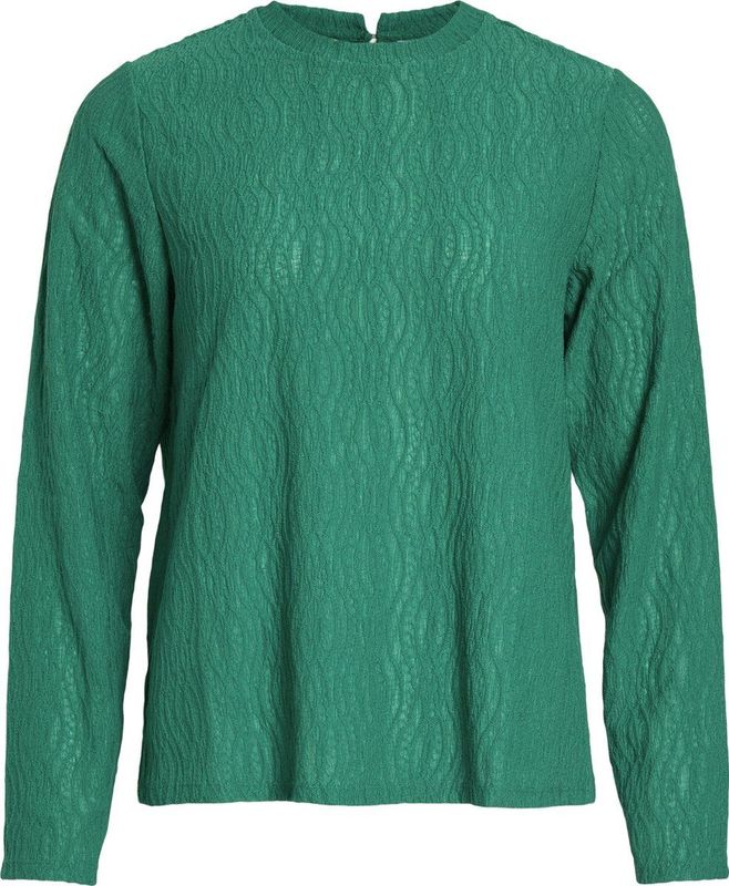 Vila T-shirt Vishina Top 14108066 Ultramarine Green Dames Maat - L