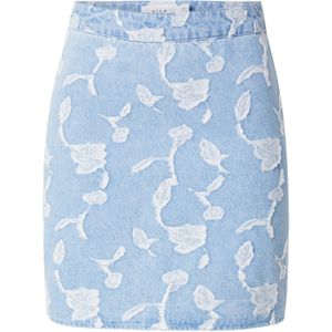 VILA denim spijkerrok light blue denim