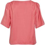 Vila - Visania V-neck - Top - Koraal