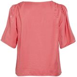 Vila - Visania V-neck - Top - Koraal
