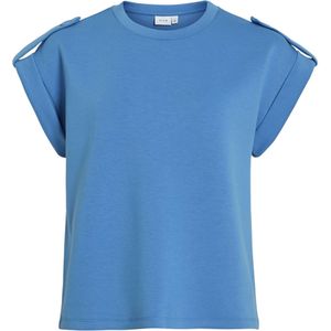 VILA - VISIFFI - Dames Top - Ronde Hals - Korte Mouwen - Polyester