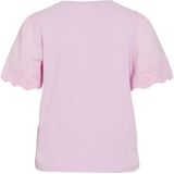 T-shirt - Effen - Jersey - Pofmouwen - Ronde Hals - Normale Pasvorm