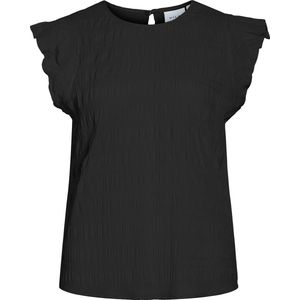 Vila - Blousetop - Zwart - 80% Lenzing Ecoverot Viscose