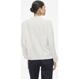 Vila - Blouse - Cloud Dancer - Polyester/Elastaan - Regular Fit