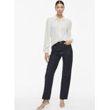 Vila - Blouse - Cloud Dancer - Polyester/Elastaan - Regular Fit