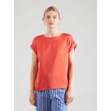 VILA - VIEllette - T-shirt - oranjerood