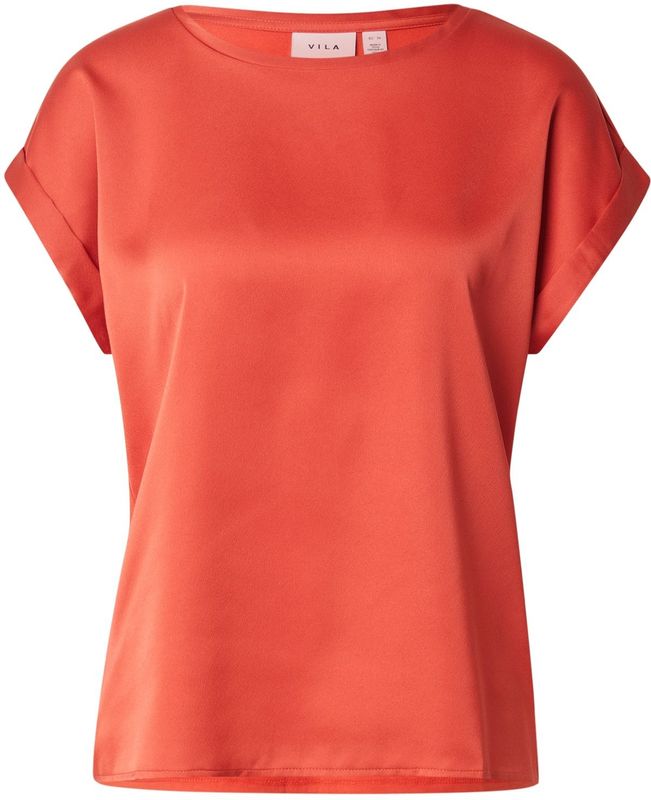 VILA - VIEllette - T-shirt - oranjerood