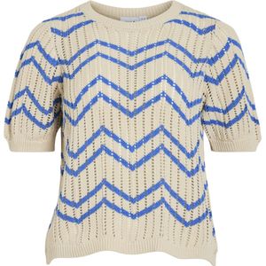 Vila - Draagtas - Patroon - Ronde Hals - Halflange Mouwen