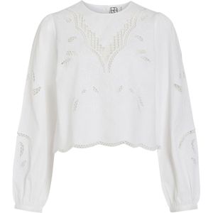 ROUGE EDIT - Blouse - Wit - Blouseshirt - Lange Mouw