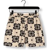 Object - Objella Mw Shorts 138 - Broeken Dames - Ecru - Katoen