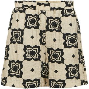 Object - Objella Mw Shorts 138 - Broeken Dames - Ecru - Katoen
