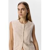 Object - Objaya S/L RE Vest - Gilet - Zand - Ecovero Viscose