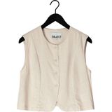 Object - Objaya S/L RE Vest - Gilet - Zand - Ecovero Viscose