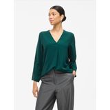 VILA - Blouse 'VIJosa' - Smaragd - Blouseshirt